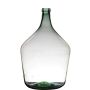 Balloon vase JENSON, glass, recycled, clear-green, 18"/46cm, Ø11"/29cm, 15L