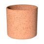 Planter ARAYA, ceramic, speckled, brown, 4"/10cm, Ø4"/10cm
