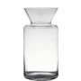 Decorative vase FAHSAI made of glass, clear, 12"/30cm, Ø6"/15cm