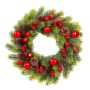 Artificial Christmas wreath HANKA, cones, fruits, Ø35cm