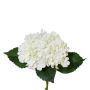 Artificial flower Hydrangea ZURTO, white, 22"/55cm