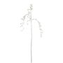 Decorative gaultheria branch VENTOR, hanging, silver, 3ft/105cm