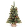 Artificial fir tree KEMI, decorated, 45cm, Ø25cm