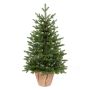 Artificial fir tree ESPOO, jute sack, 35"/90cm, Ø22"/55cm