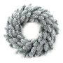Artificial fir wreath INARI, snow-covered, Ø45cm