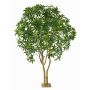 Artificial Pachira tree RAXELI on a plinth, artificial trunks, green, 9ft/285cm