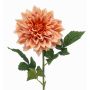 Artificial dahlia ZELRAN, apricot, 70cm, Ø15cm
