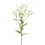 Decorative chamomile sprig GRUHEL, white, 60cm, Ø2cm
