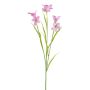 Decorative branch Bellflower FLAVRON, pink, 24"/60cm