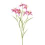 Artificial lily branch PLOMIX, dark pink, 26"/65cm