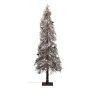 Decorative tree Coral NASKY, snow-covered, with fruits, LEDs, 3ft/105cm