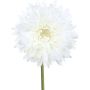 Artificial flower Gerbera MOLZA, white, 24"/60cm