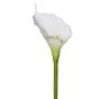 Plastic flower Calla GOLMA, white, 28"/70cm