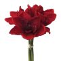 Artificial bouquet of amaryllis LOMIRE, red, 12"/30cm
