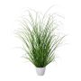 Artificial grass Pennisetum KIVRA in decorative pot, green, 24"/60cm