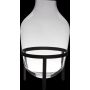 CAMILO glass vase on a stand, clear, 50cm, Ø29cm