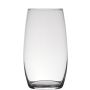 Flower glass vase NATTIDA, clear, 10"/25cm, Ø5.5"/14cm