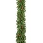 Artificial fir garland HEINOLA with cones, green, 270cm, Ø30cm
