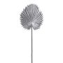 Decorative Washingtonia palm frond KIVAN, silver, 18"/45cm