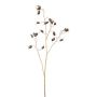 Artificial wild rose branch JORHEL with rose hips, orange, 30"/75cm
