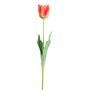 Artificial flower Parrot tulip SOLAL, orange, 26"/65cm