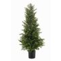 Artificial cedar ZARGEN, crossdoor, green, 35"/90cm