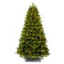 Artificial Christmas tree SKIEN SPEED with cones, LEDs, 225cm, Ø130cm