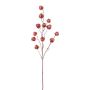 Artificial branch Physalis FRILTE with fruits, metallic red, 3ft/90cm