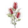 Artificial branch Grevillea ZILFRA with flowers, red, 33"/85cm