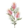 Artificial branch Grevillea ZILFRA with flowers, pink, 33"/85cm