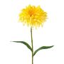 Artificial flower Gerbera SUNGER, yellow, 18"/45cm