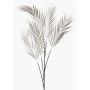 False Dypsis lutescens branch LARMO, metallic silver, 4ft/115cm