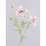 Decorative HIKJAN branch with cosmos flowers, pink and white, 80cm