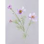 Decorative branch of HIKJAN cosmos, white and violet, 80cm