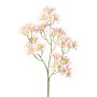 Decorative apple blossom branch YORBEN with flowers, pink, 24"/60cm