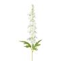 Artificial flower Delphinium VALENRA, white, 33"/85cm