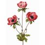 Velvet anemone branch WINFAS, mauve, 30"/75cm, Ø3.5"-4.3"/9-11cm