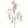 Artificial rowan branch JANNAH with berries, pink-green, 4ft/130cm