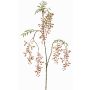 Artificial rowan branch JANNAH with berries, pink-green, 4ft/130cm