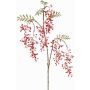 Artificial rowan branch JANNAH with berries, red, 4ft/130cm