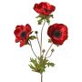 Velvet anemone branch WINFAS, dark red, 75cm, Ø9–11cm