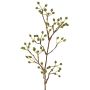 Decorative wild rose branch HIKERNO with rose hips, green, 24"/60cm