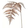 Artificial sword fern branch NALFHY, metallic copper, 31"/80cm