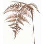 Artificial sword fern branch NALFHY, metallic copper, 31"/80cm