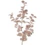 Artificial eucalyptus branch MALFHY, metallic light pink, 75cm