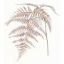 Artificial sword fern branch NALFHY, metallic light pink, 31"/80cm