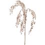 Artificial pepper tree branch RALFHY with ' ' berries, metallic light pink, 31"/80cm