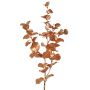 MALFHY artificial eucalyptus branch, metallic copper, 75cm
