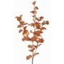 Artificial eucalyptus branch MALFHY, metallic copper, 30"/75cm