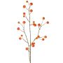 Artificial ornamental apple branch NONGIH with fruit, orange, 35"/90cm